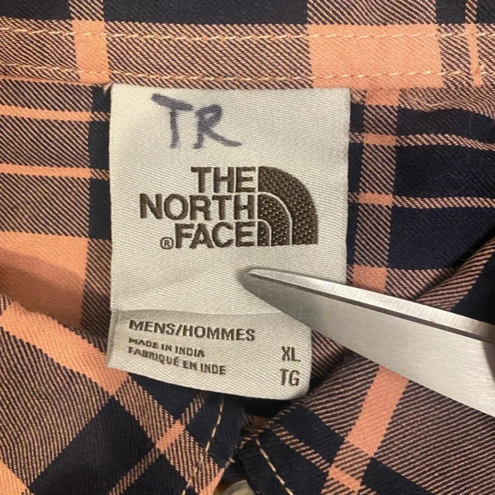 The North Face Hayden‎ Pass 2.0 Pink Navy Plaid Button Up Casual Shirt Men's XL